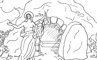 2022-04-13 21_35_58-Kolorowanka_Zmartwychwstały Jezus.pdf - Adobe Acrobat Reader DC (64-bit)