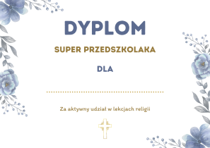 Dyplomy dla przedszkolaka