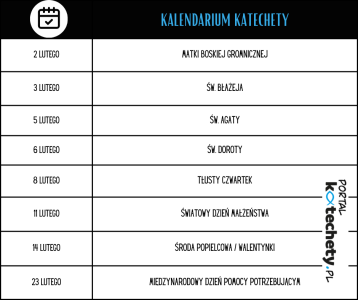 kalendarium katechety luty 24