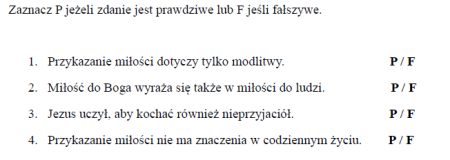 przykazanie miłości