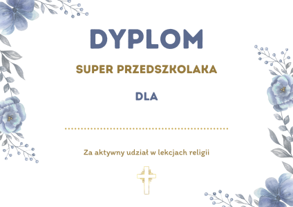 Dyplomy dla przedszkolaka